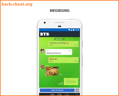New BTS Messenger Gold screenshot