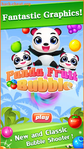 New Bubble Shooter - Bubble Cute Panda screenshot