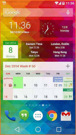 New Calendar screenshot