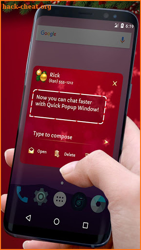 New Christmas SMS screenshot