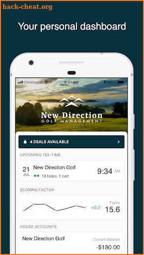 New Direction Golf screenshot