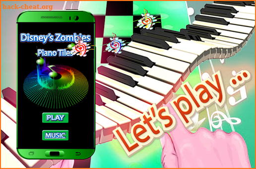 New Disney's Zombies Piano Game screenshot