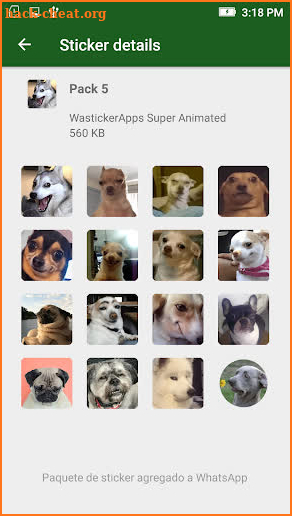 🐶 New Dog Memes Stickers (WAstickerApps) screenshot