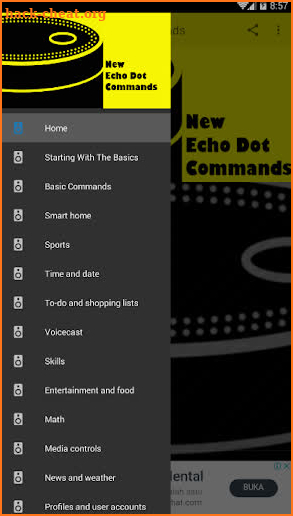 New Echo Dot Commands screenshot