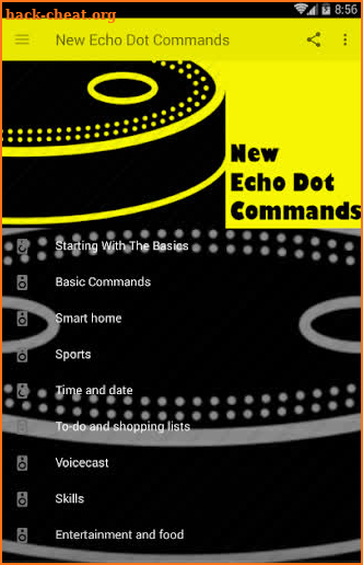 New Echo Dot Commands screenshot
