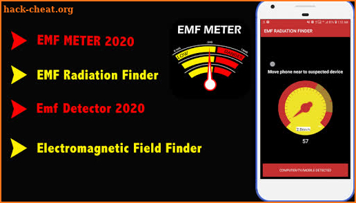 New EMF Detector: EMF Meter - EMF Radiation Finder screenshot