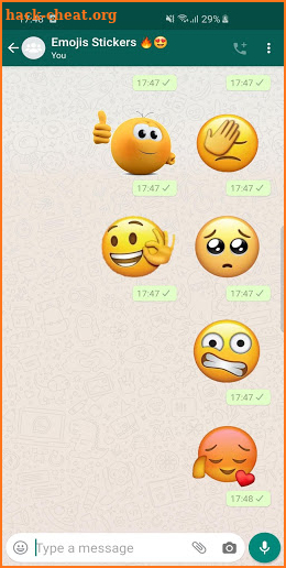 New Emojis Stickers 3D Animated WAStickerApps screenshot