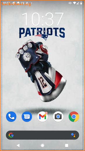 New England Patriots INTERACTIVE Wallpaper screenshot