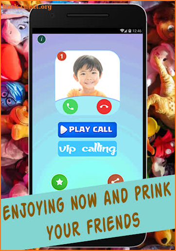 NEW Fake Call incoming from ryan screenshot