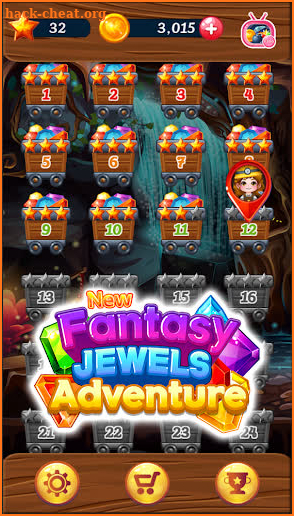 New Fantasy Jewels Adventure: Puzzle Land screenshot