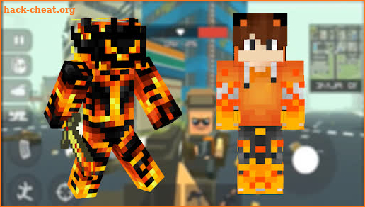 New Fire Skin Craft 3D Games screenshot