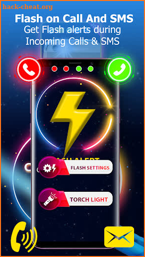 New flash alerts : Flashlight, led torch, blinking screenshot