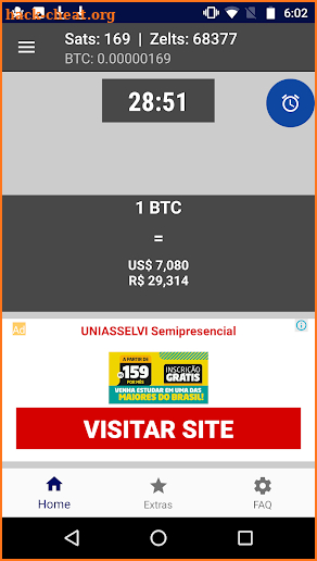 New Free Bitcoin BTC Faucet - Zelts screenshot