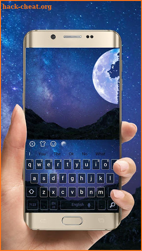 New Galaxy Keyboard Theme screenshot