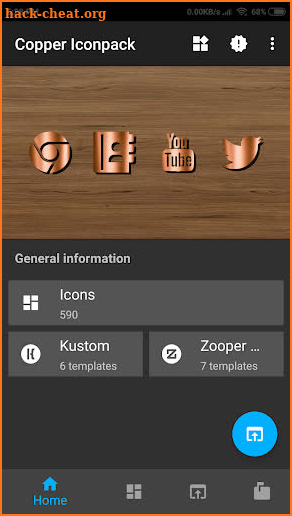 New HD Copper Iconpack theme Pro screenshot