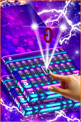 New HD Purple Keyboard screenshot