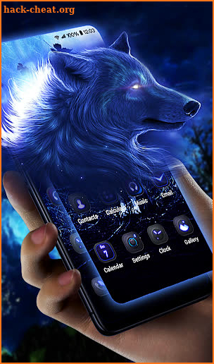 New Ice Wolf Theme 2019 screenshot