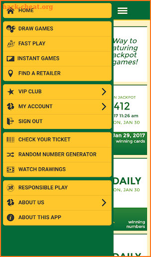 New Jersey Lottery screenshot