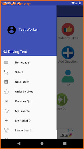 New Jersey MVC Permit Test 2021 screenshot