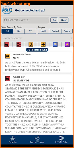 New Jersey Traffic screenshot
