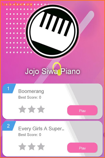 New Jojo Siwa Piano Tiles 3 screenshot