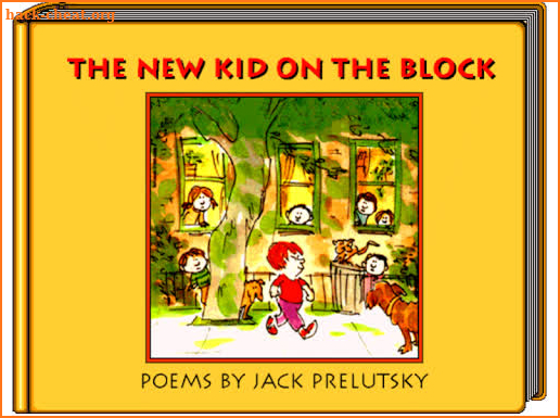 New Kid on the Block - interactive poetry book screenshot