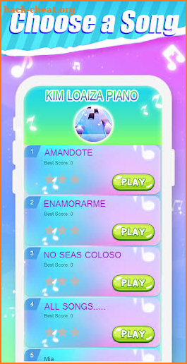 New Kim Loaiza Piano Tiles screenshot
