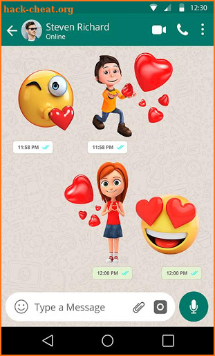 New Love Stickers for whatsapp: WAStickerApps screenshot