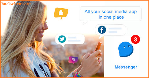New Messenger for all messaging & social app screenshot