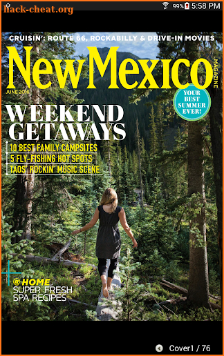New Mexico Magazine screenshot