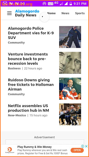 New Mexico Newspapers - USA screenshot