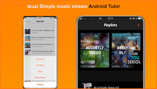 New Musi Simple music app streaming 2021 Tutorial screenshot