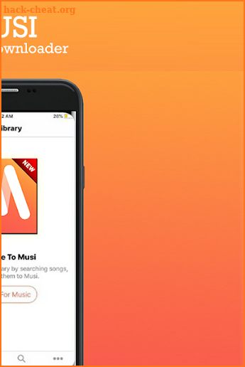 new MUSI : simple music streaming-advice screenshot