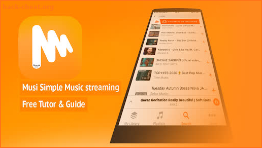 New Musi simple music streaming Tutor screenshot