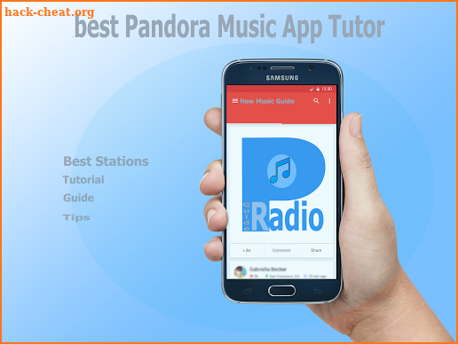 New Music pandora radio player  2018 tutor screenshot