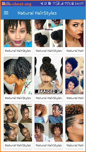 New Natural Hairstyles for women 2018 screenshot