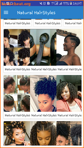 New Natural Hairstyles for women 2018 screenshot