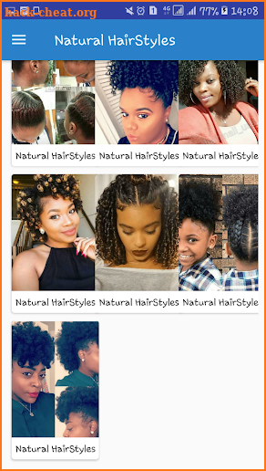 New Natural Hairstyles for women 2018 screenshot
