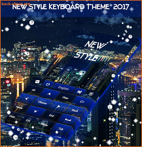 New Night Style Keyboard Theme screenshot