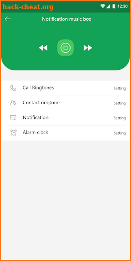 New notification ringtones screenshot