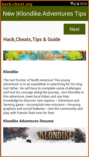 New |Klondike Adventures Tips screenshot