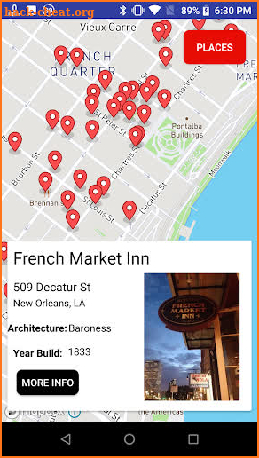 New Orleans Ghost Map screenshot