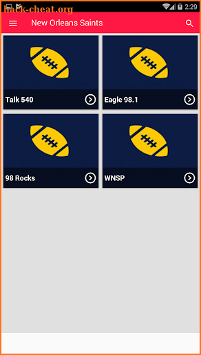 New Orleans Saints Radio App screenshot