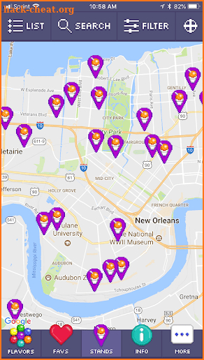 New Orleans Snoball Finder screenshot