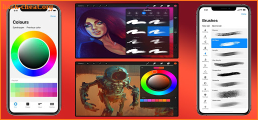 New paint Pro Guide Paint Editor Procreate Pocket screenshot