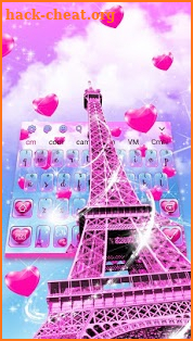 New Paris Love Keyboard Theme screenshot