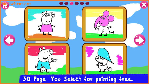 New Pepa Coloring Book - Cartoon Painting screenshot