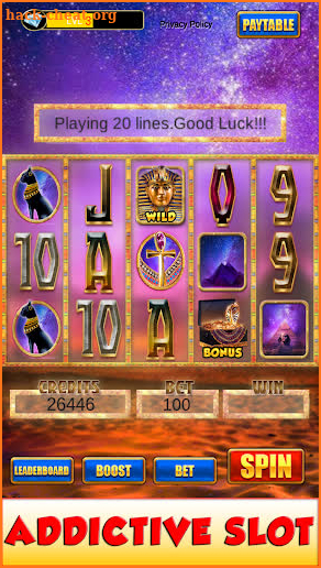 New Pharaoh Slot Machine-Vegas Casino Feel screenshot