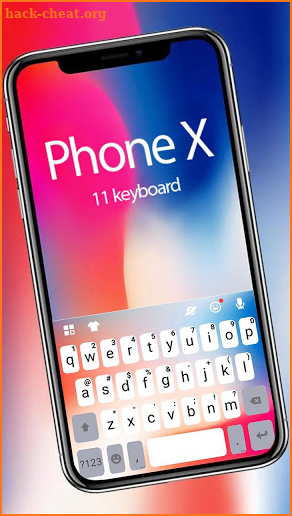 New Phone X Os 11 Keyboard Theme screenshot
