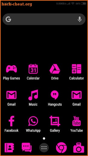 New Pink Iconpack theme Pro screenshot
